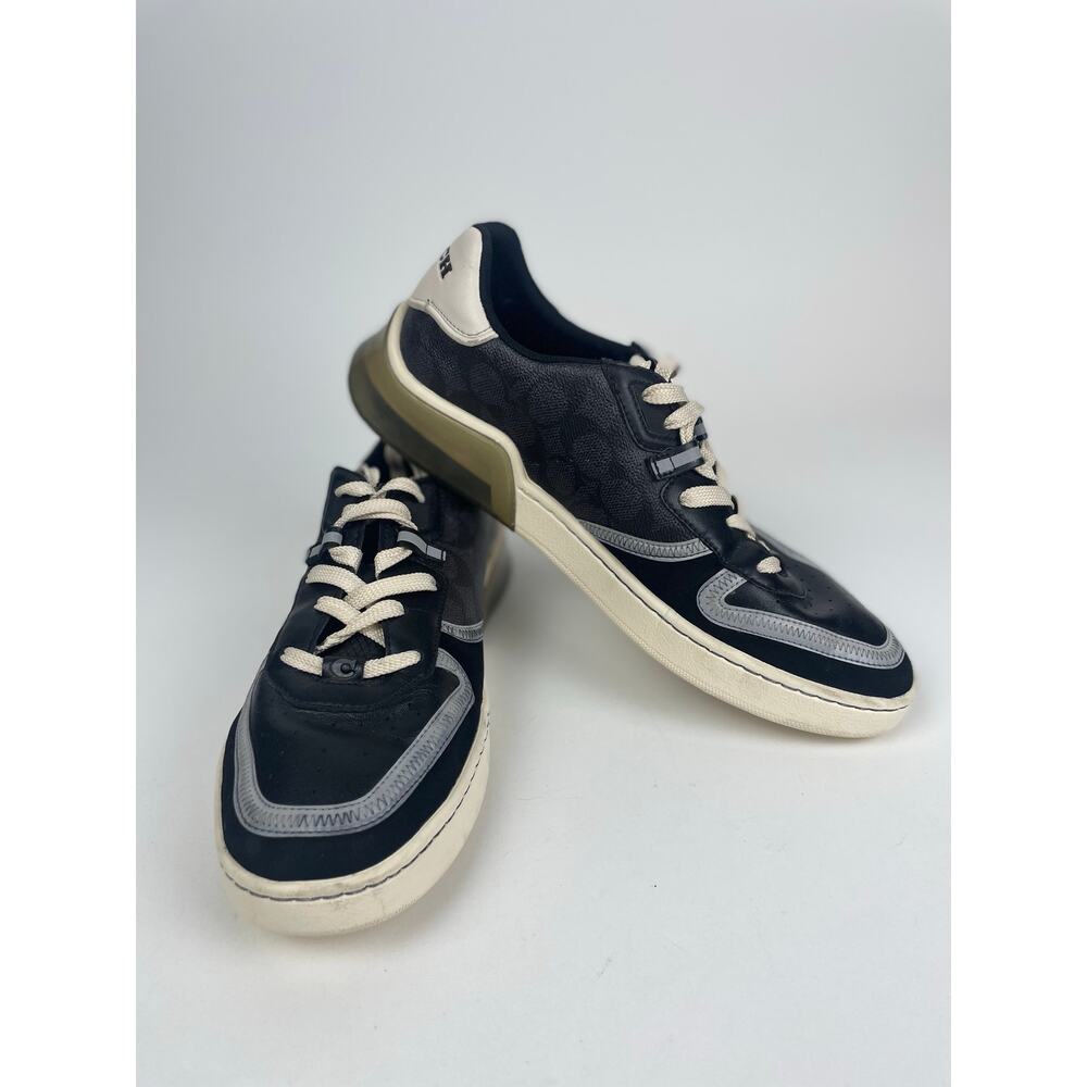 Coach CitySole Signature Court Sneakers Men’s 11D Black Charcoal G5015